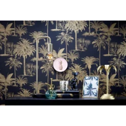 Kwantum Behang Manouk Zwart