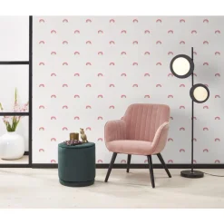 Kwantum Behang Riemke Wit