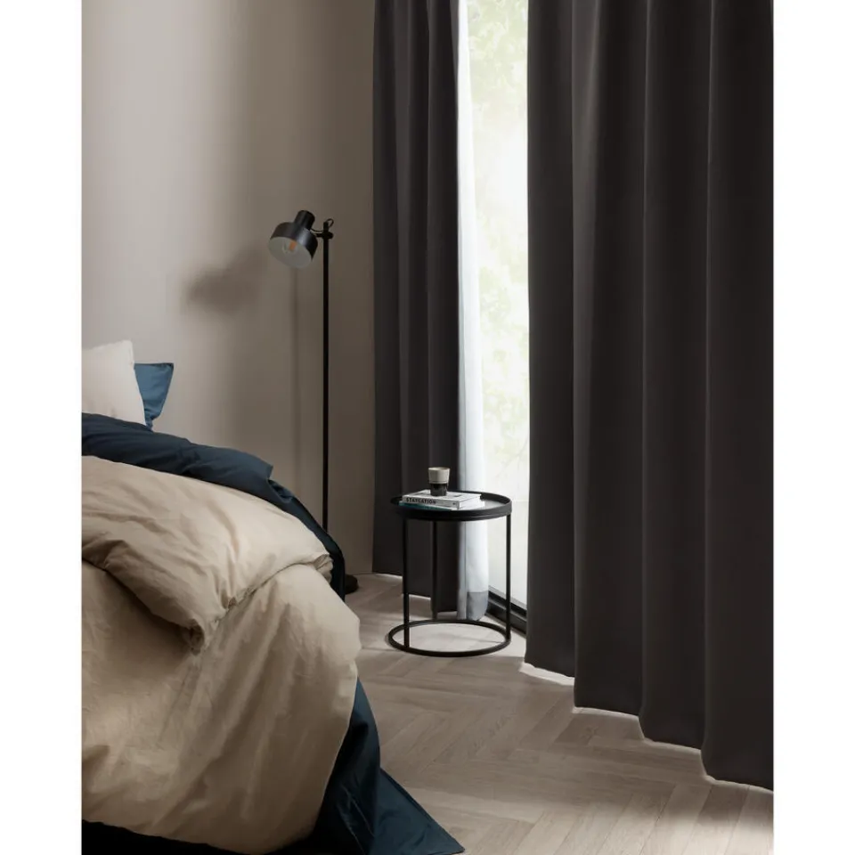 Kwantum Bijzettafel Marzio Zwart ø 34 Cm