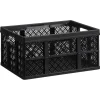 Kwantum Boodschappenkrat Zwart 32 Liter