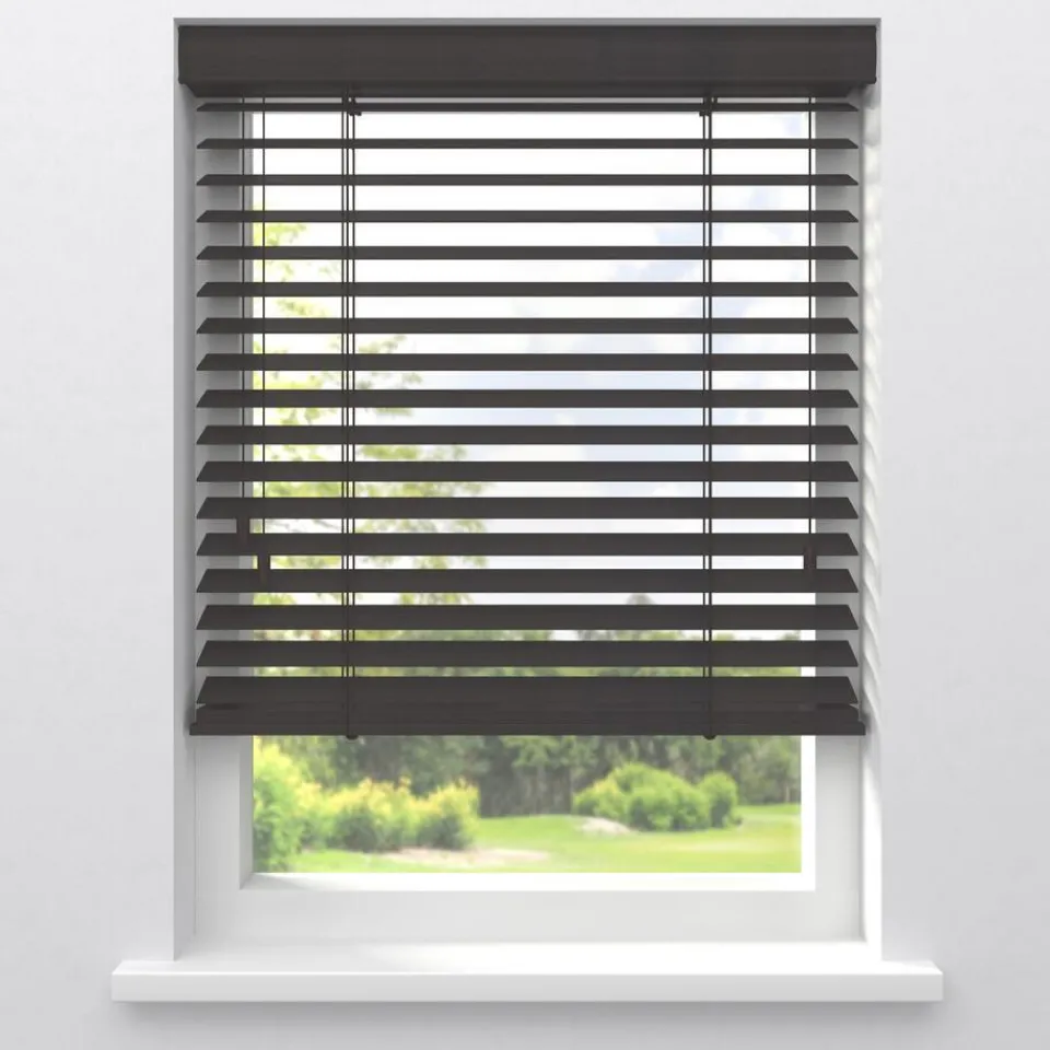Kwantum Fenstr Bamboe Jaloezie Xavi Donkerbruin 65mm