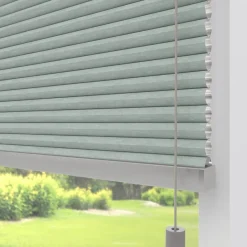 Kwantum Fenstr Dubbel Plissé Gwen Licht Grijs Verduisterend