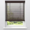 Kwantum Fenstr Houten Jaloezie Harm Bruin 50mm