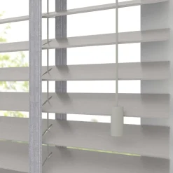 Kwantum Fenstr Houten Jaloezie Wouter Licht Grijs 50mm