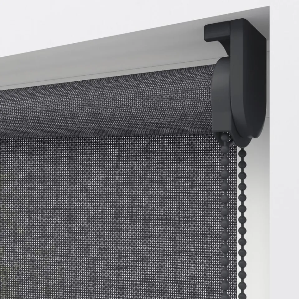 Kwantum Fenstr Rolgordijn Screen Sep Donkergrijs