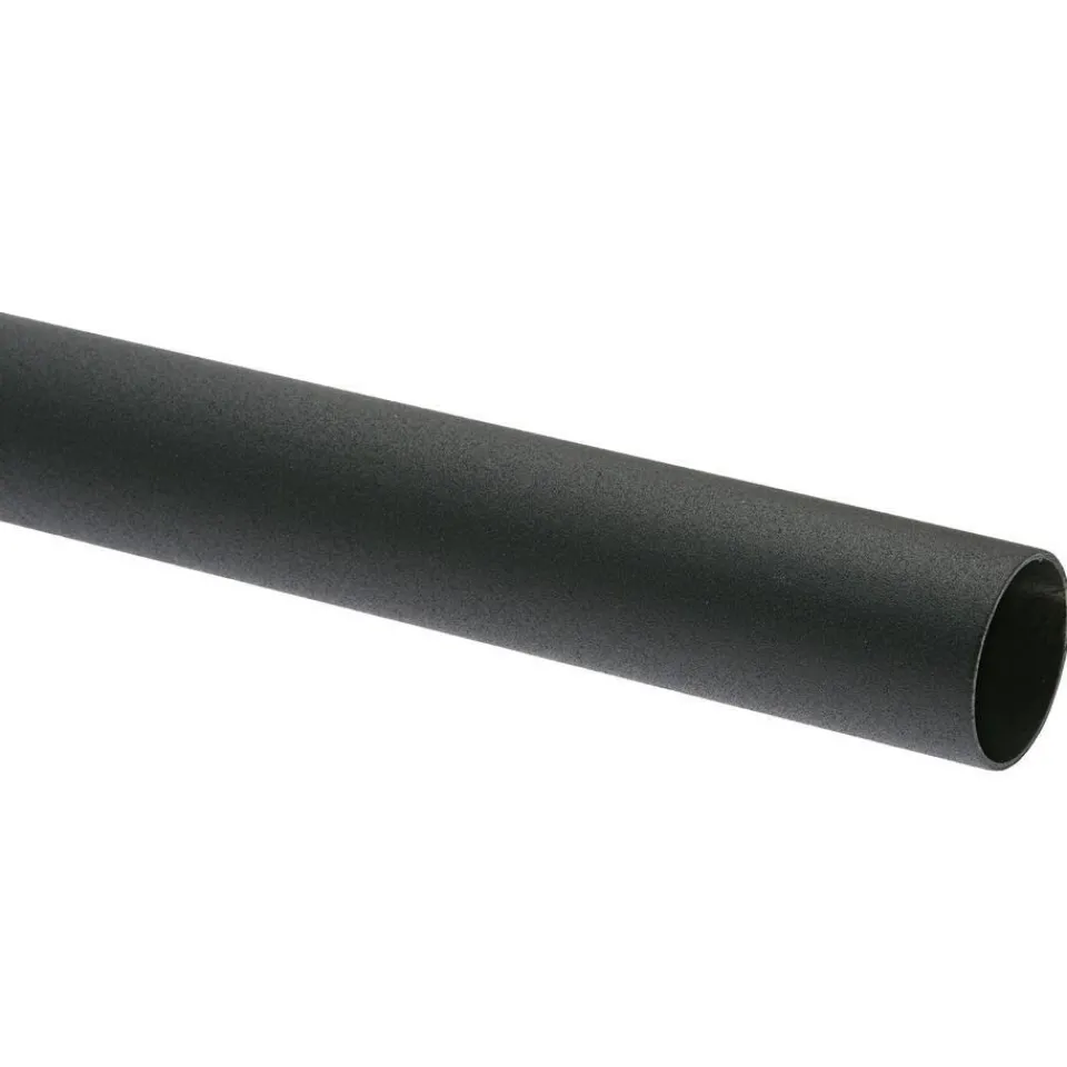 Kwantum Gordijnroede 240 Cm Mat Zwart Staal - Ø28mm