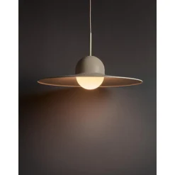 Kwantum Hanglamp Beanie Off-white ø 45x120 Cm