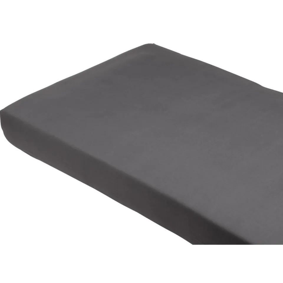 Kwantum Hoeslaken Katoen Antraciet - 160x200cm 200x160 Cm