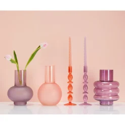 Kwantum Kandelaar Aveley Lila ø 8x31 Cm