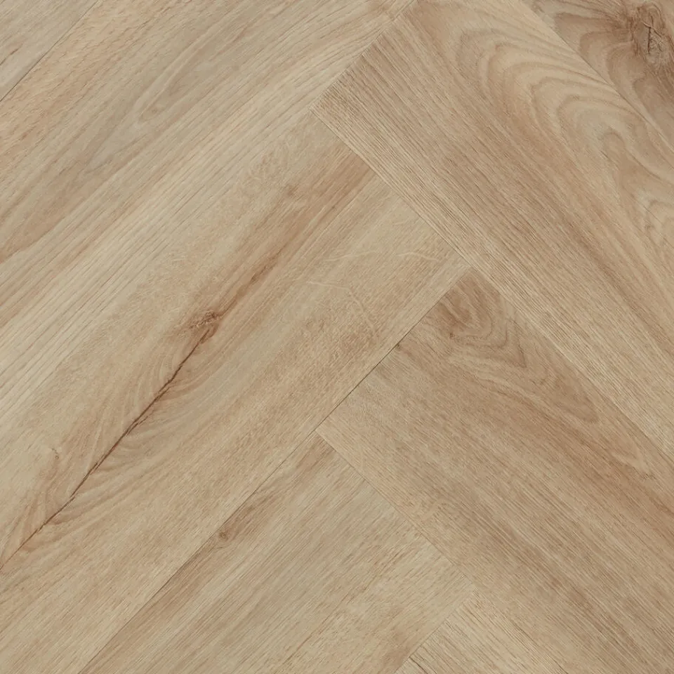 Kwantum Plak PVC Plano Naturel Eiken Visgraat