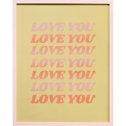 Kwantum Poster Love You 40x50 Cm
