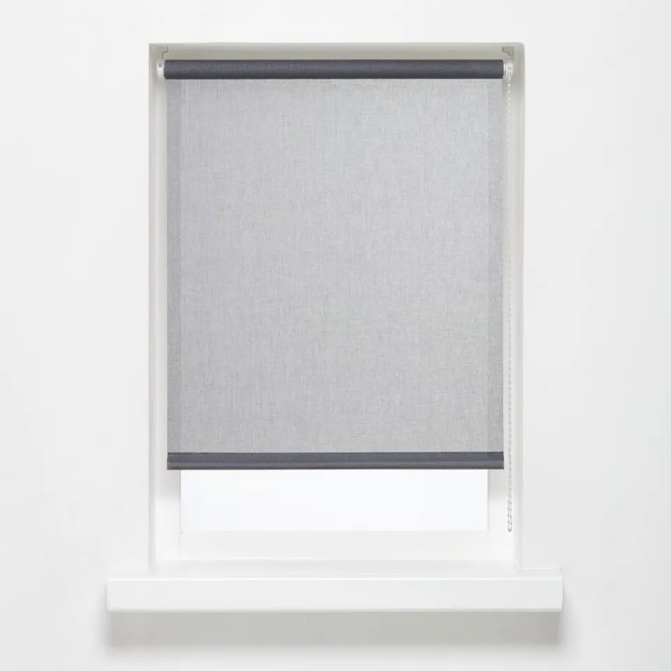 Kwantum Rolgordijn Milou Antraciet 120x190 Cm