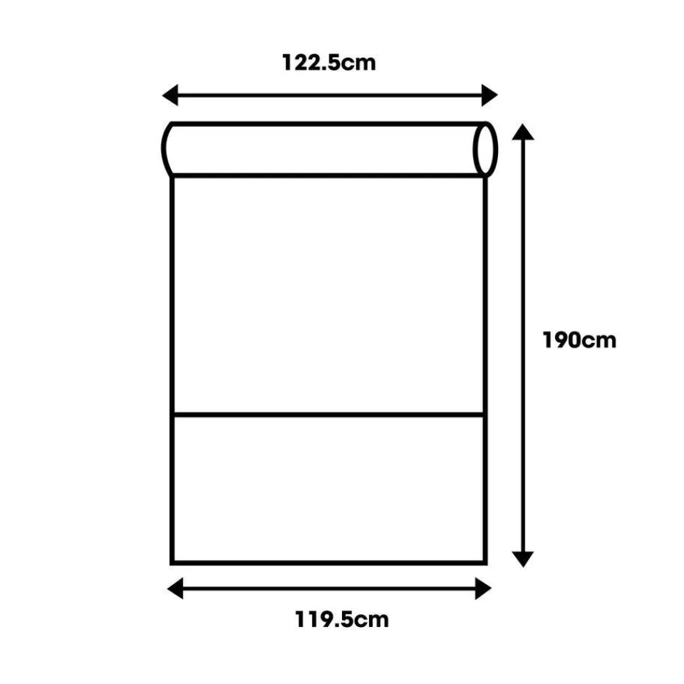 Kwantum Rolgordijn Milou Antraciet 120x190 Cm