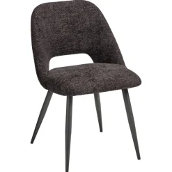 Kwantum Stoel Avignon Zwart Gemeleerd