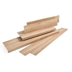 Kwantum Stootbord Callery Naturel Eiken 2st - 136 Cm