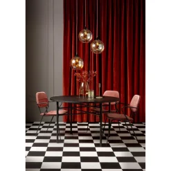 Kwantum Vinyl Benson Zwart Wit Tegellook