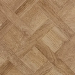 Kwantum Vinyl Chino Bruin Eiken